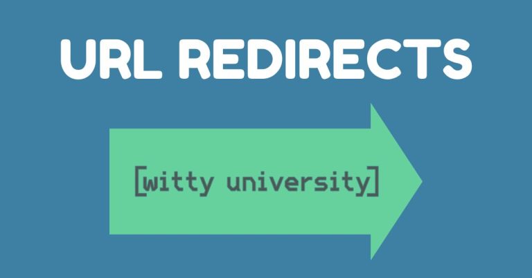 URL REDIRECTS