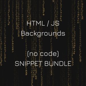 Animated Background Pack for WordPress - 15+ Premium HTML Snippets + Installation Course