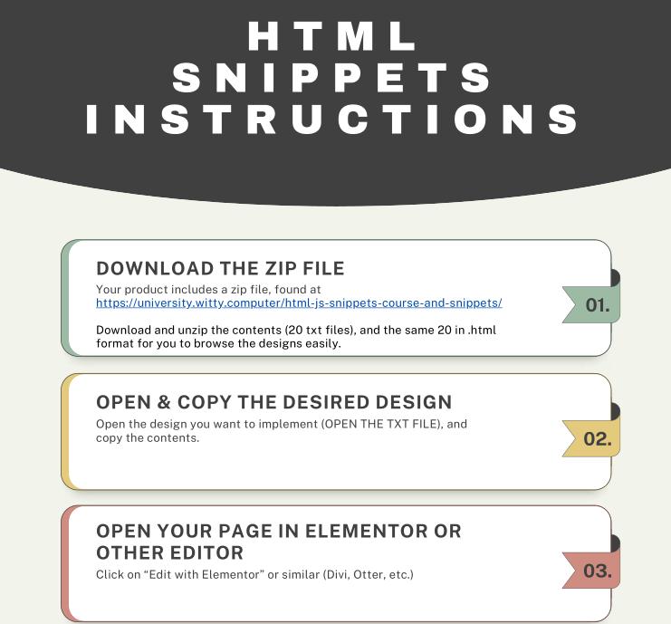 Animated Background Pack for WordPress - 15+ Premium HTML Snippets + Installation Course - Image 4
